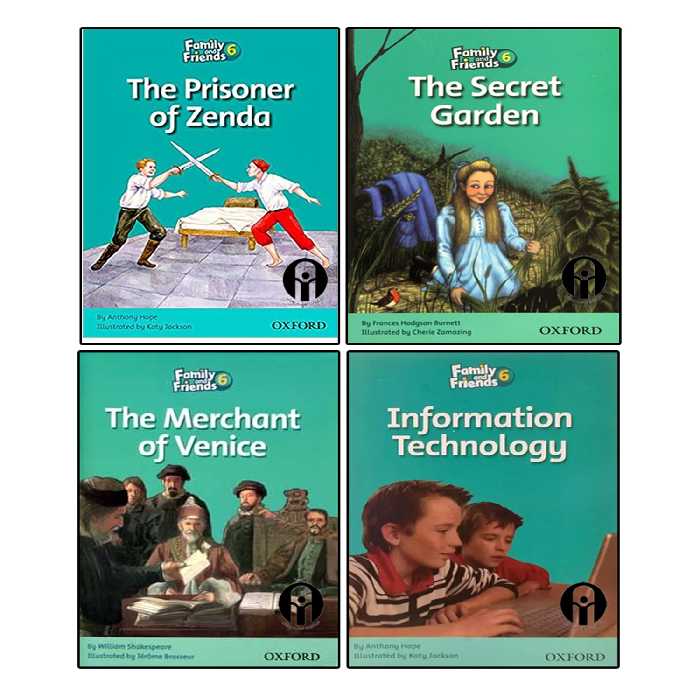 کتاب داستان Family And Friends 6 اثر جمعی از نویسندگان انتشارات الوندپویان چهار جلدی