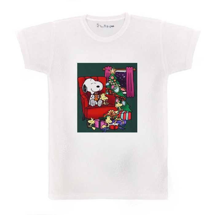 تی شرت بچگانه پرمانه طرح اسنوپی کد pmt.3666