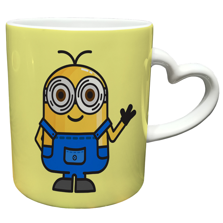 ماگ مدل دسته قلبی طرح مینیون کد 24