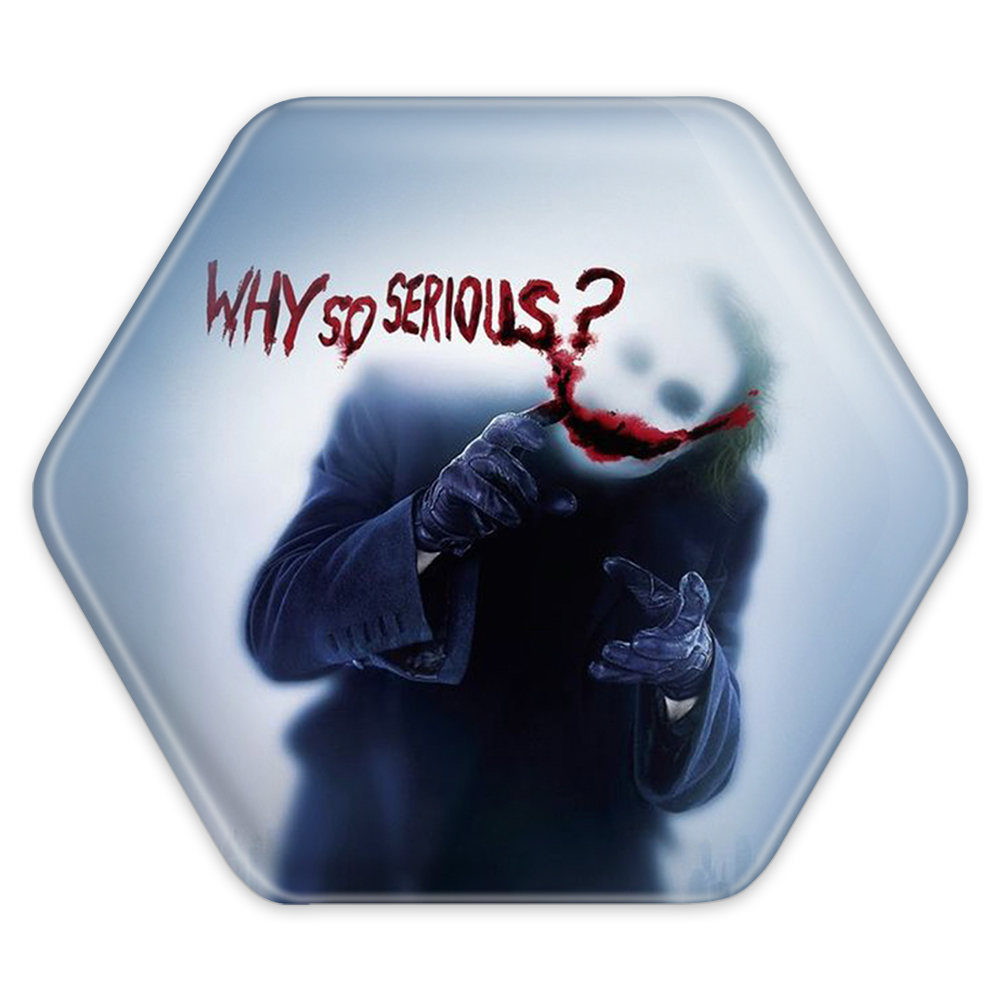 پیکسل خندالو طرح جوکر مدل شش ضلعی کد 1550