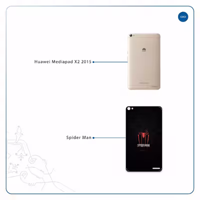 برچسب پوششی ماهوت مدل Spider-Man مناسب برای تبلت هوآوی Mediapad X2 2015