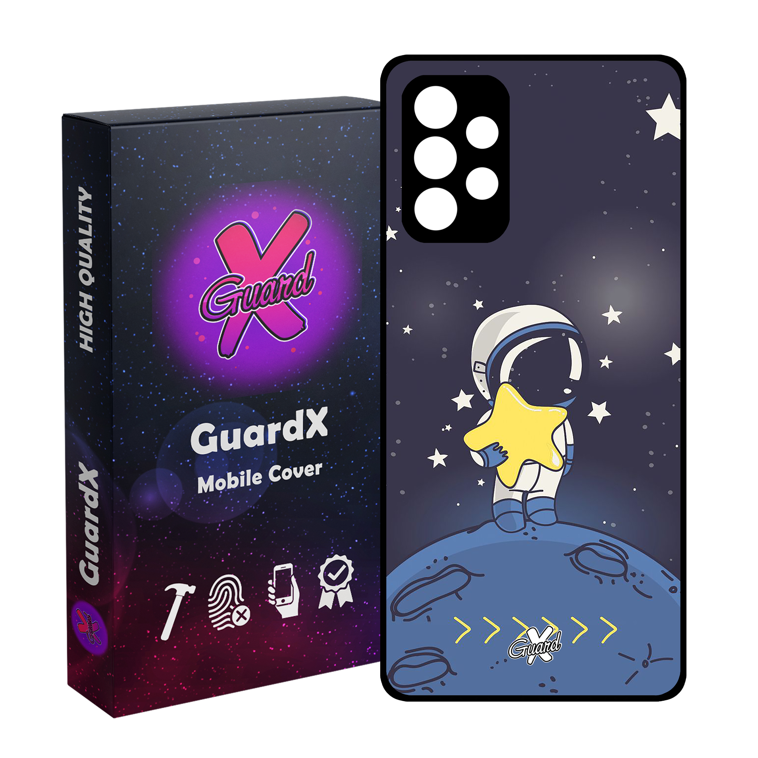 کاور گارد ایکس طرح Galaxy مدل Glass10004 مناسب برای گوشی موبایل سامسونگ Galaxy A52s