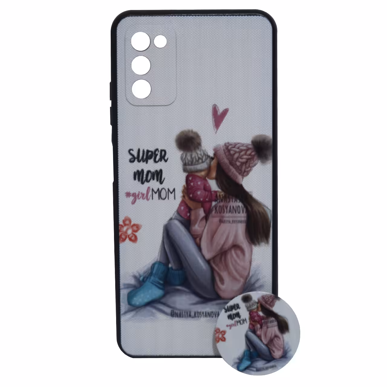 کاور کد 1675 مناسب برای گوشی موبایل سامسونگGalaxy A03s به همراه پایه نگهدارنده
