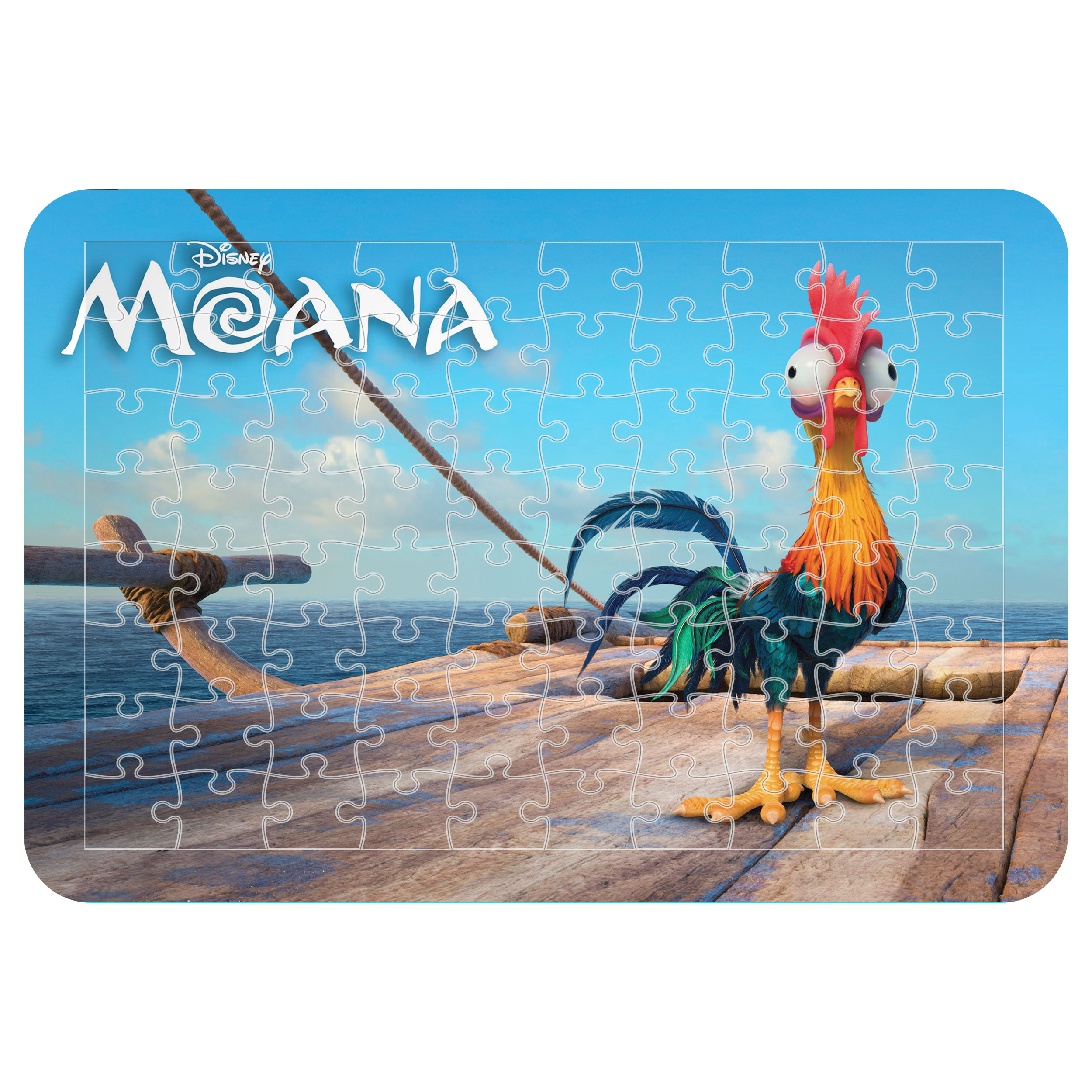 پازل 54 تکه اطلس آبی طرح کارتون موانا  مدل P1428