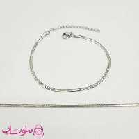 زنجیر هرینگبون تخت سیلور ضخامت 2 میل