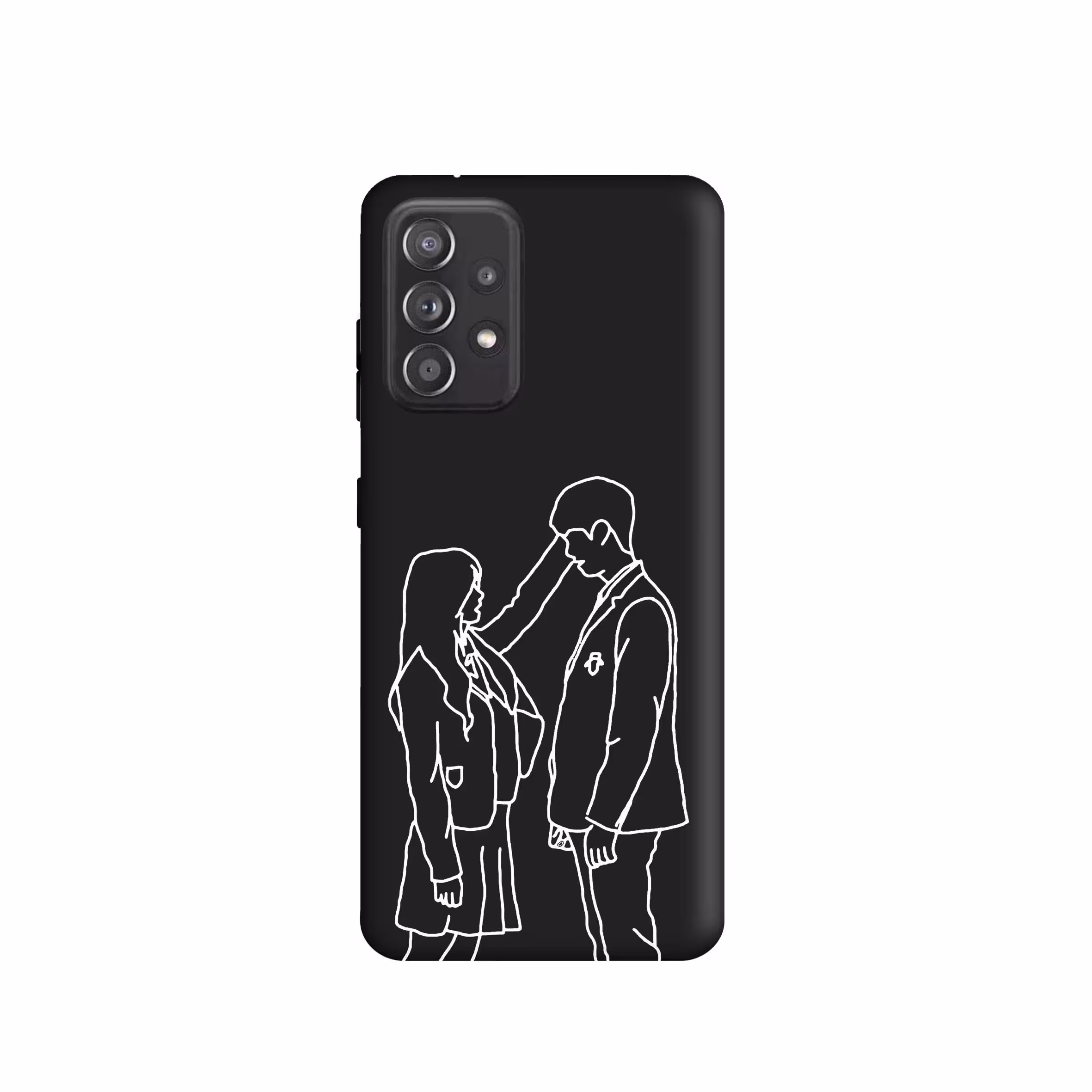 کاور طرح مینیمال عاشقانه کد 748 مناسب برای گوشی موبایل سامسونگ Galaxy A52 / A52s