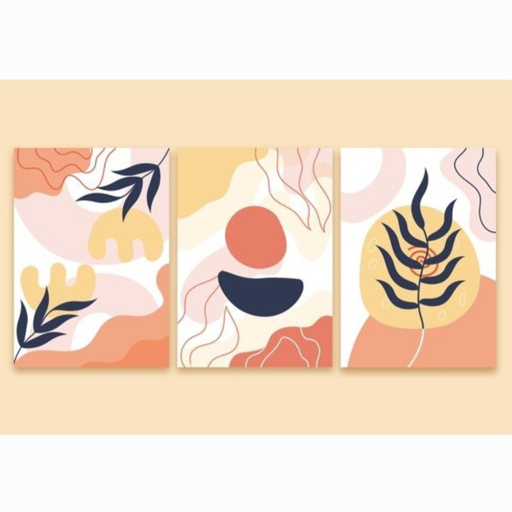 تابلو مینیمالیستی سه لت 