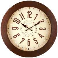 ساعت ديواری چوبی کد محصول: MIDDLETOWN W-9826