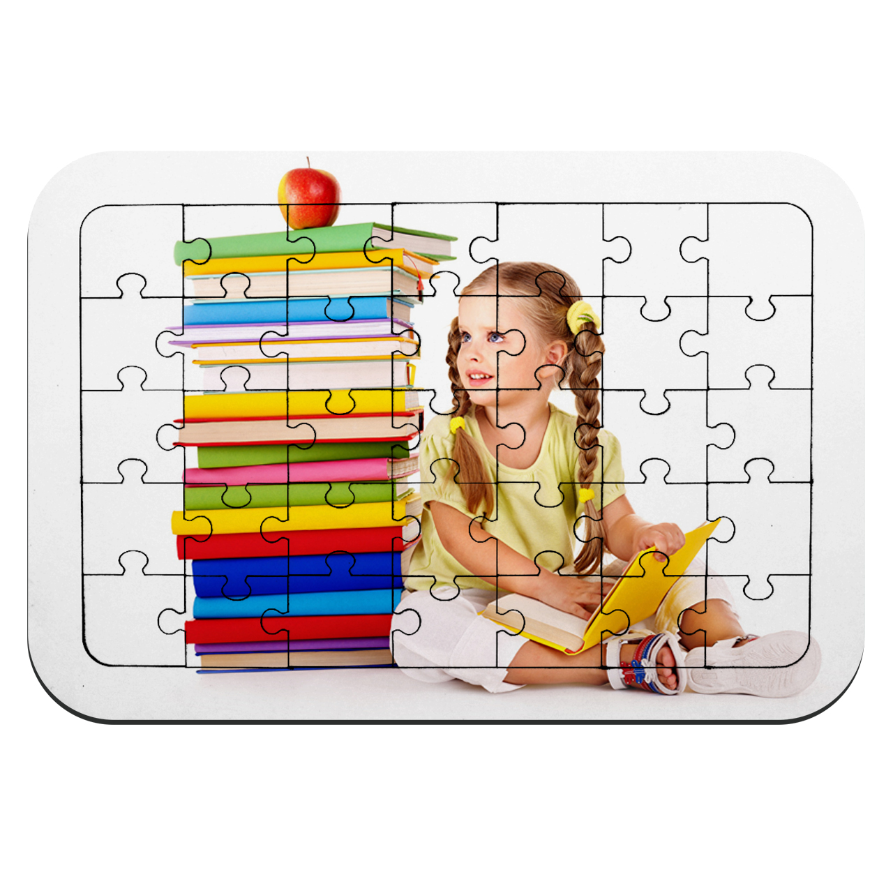 پازل 35 تکه طرح دختر مدل NI2097