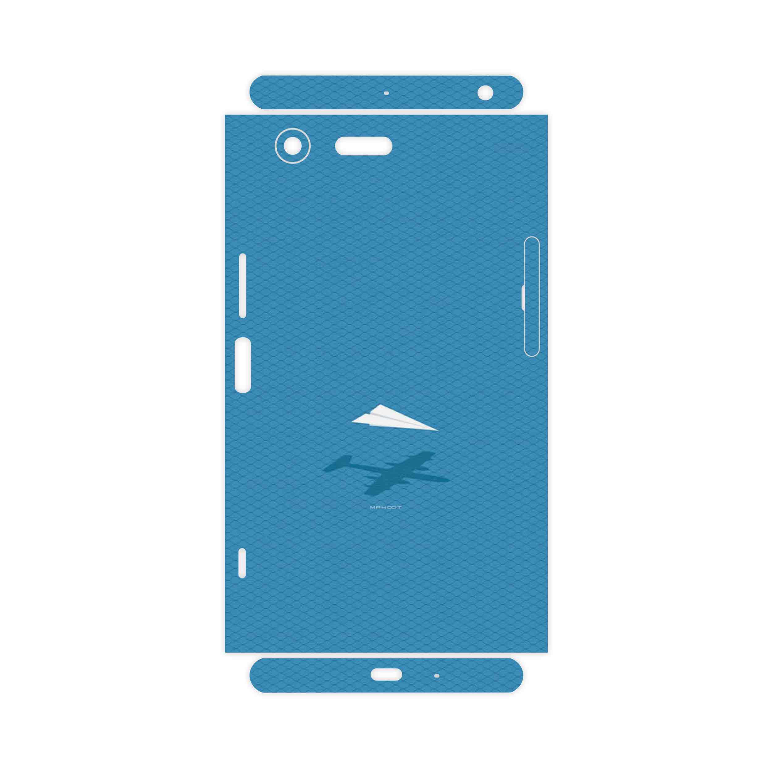 برچسب پوششی ماهوت مدل Minimal Paper Airplane-FullSkin مناسب برای گوشی موبایل سونی Xperia XZ Premium