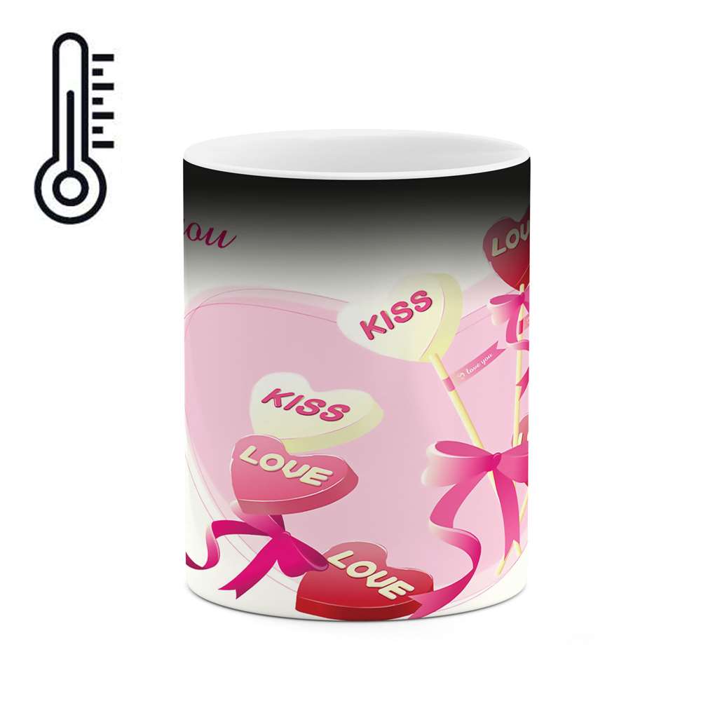ماگ حرارتی طرح I Love You مدل mgh03191