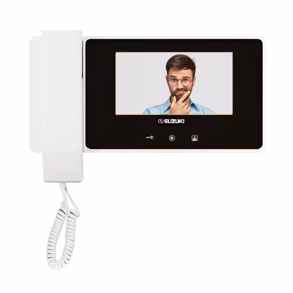 مانیتور آیفون تصویری 4.3 اینچ حافظه دار سوزوکی مدل SZ-416M