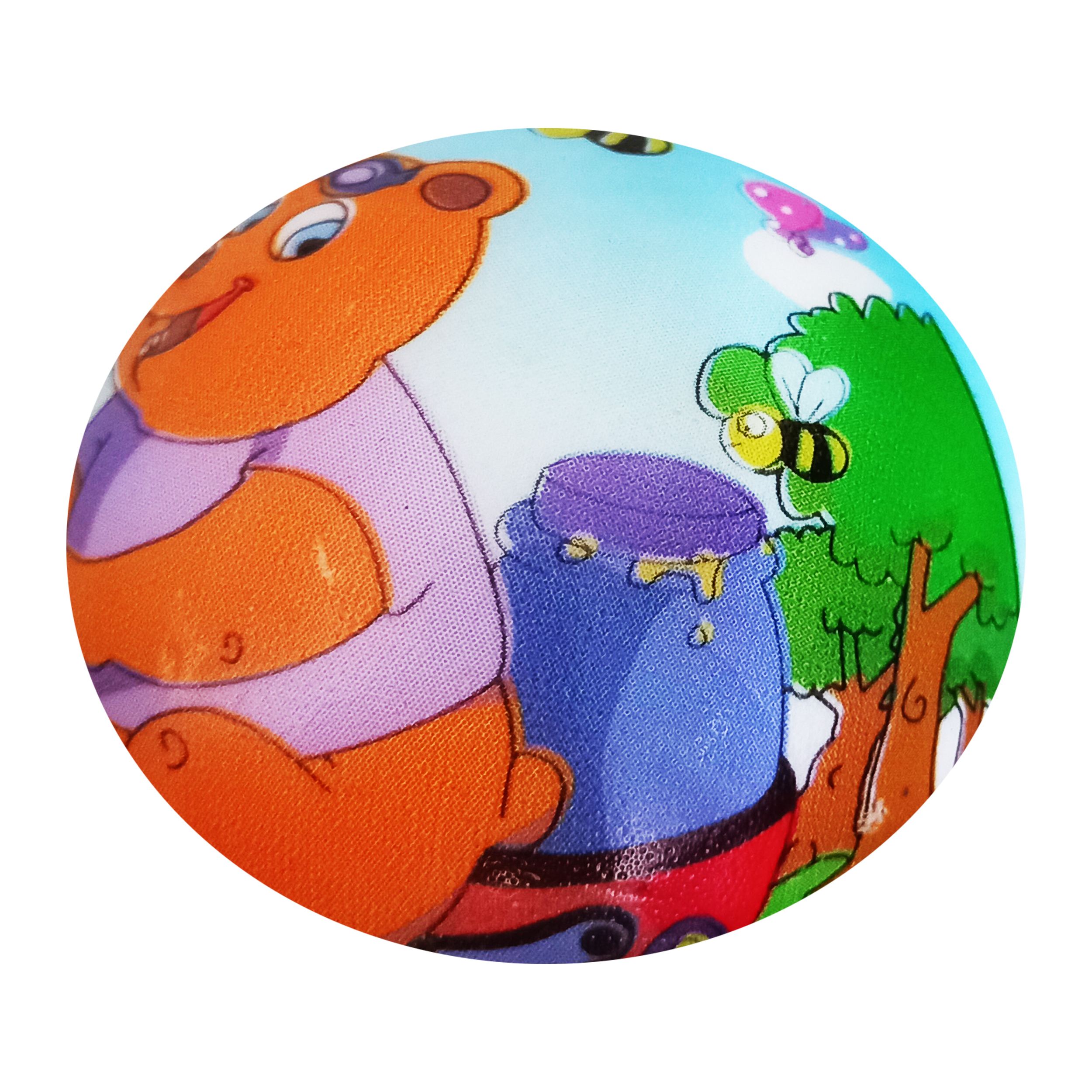 توپ بازی مدل اسفنجی طرح حیوانات کد 001