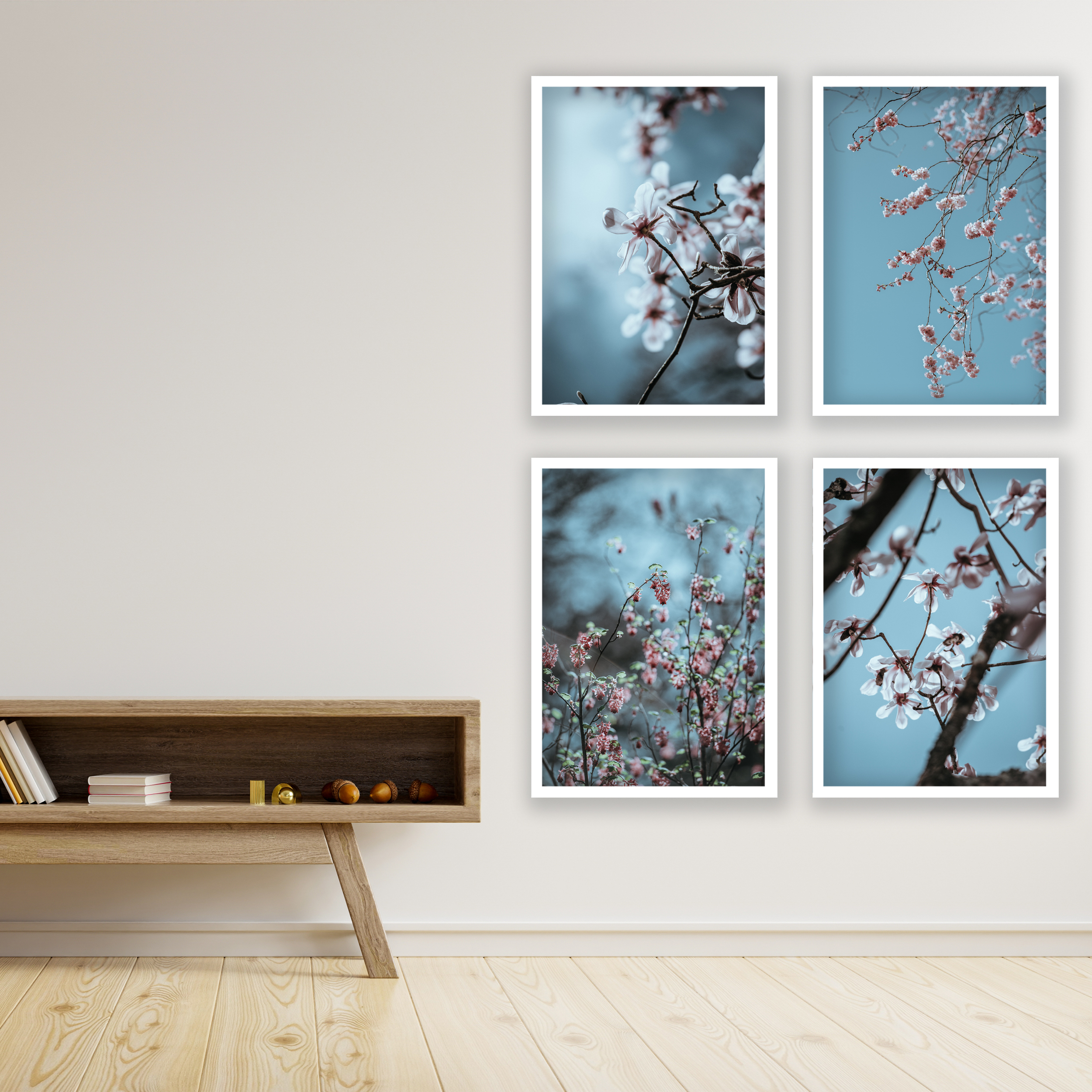 تابلو مدل طبیعت کد LA-G4020 مجموعه 4 عددی