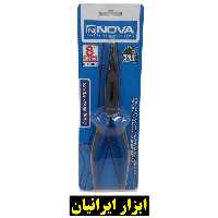انبر دم باریک مدل NTP-8009 سایز 8 اینچ نووا