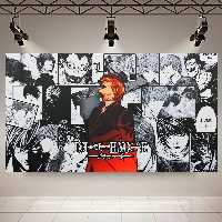 تابلو بوم طرح انیمه مدل دفترچه مرگ کد AR4260