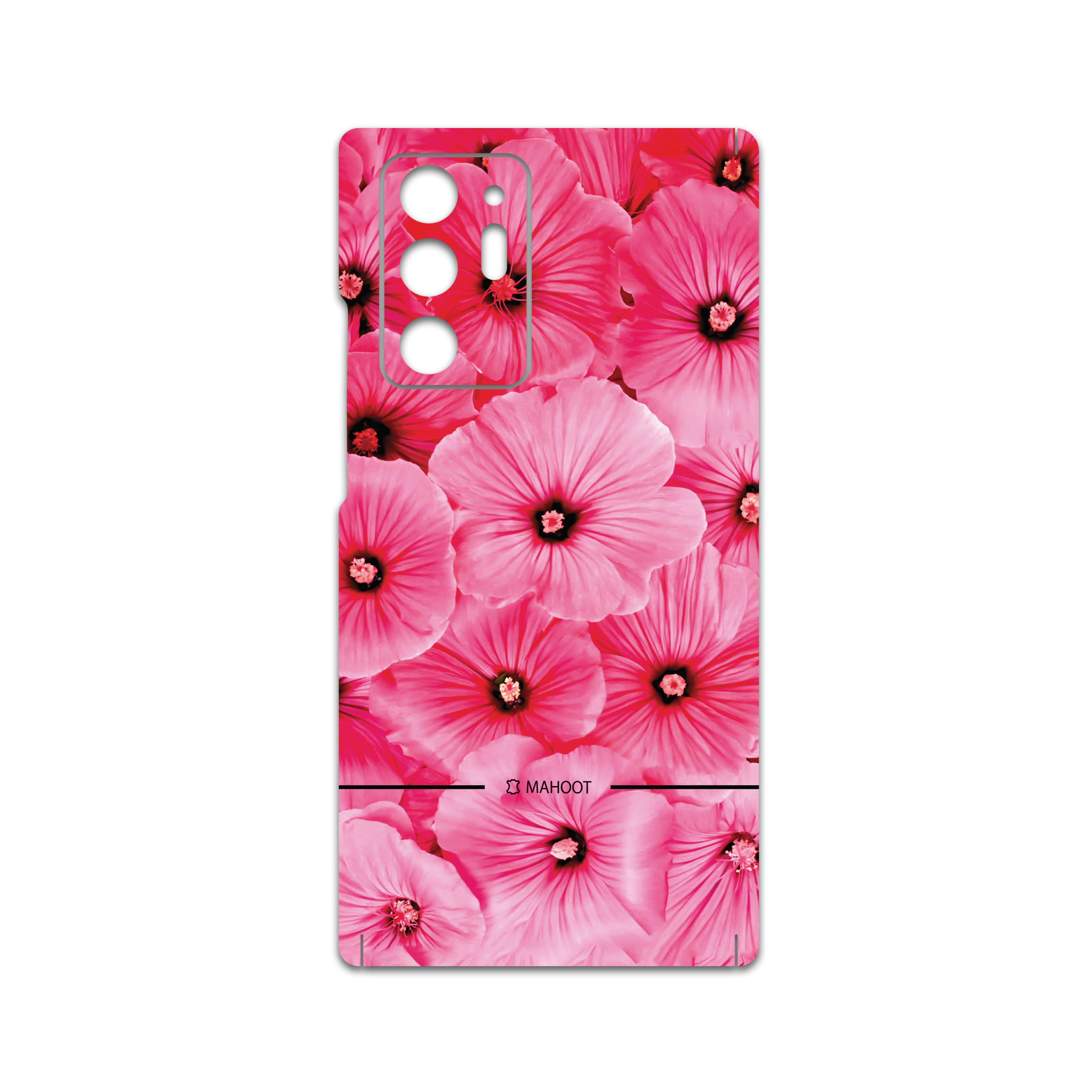برچسب پوششی ماهوت مدل Pink-Flower مناسب برای گوشی موبایل سامسونگ Galaxy Note20 Ultra