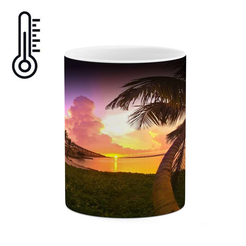 ماگ حرارتی کاکتی طرح منظره مدل mgh17860