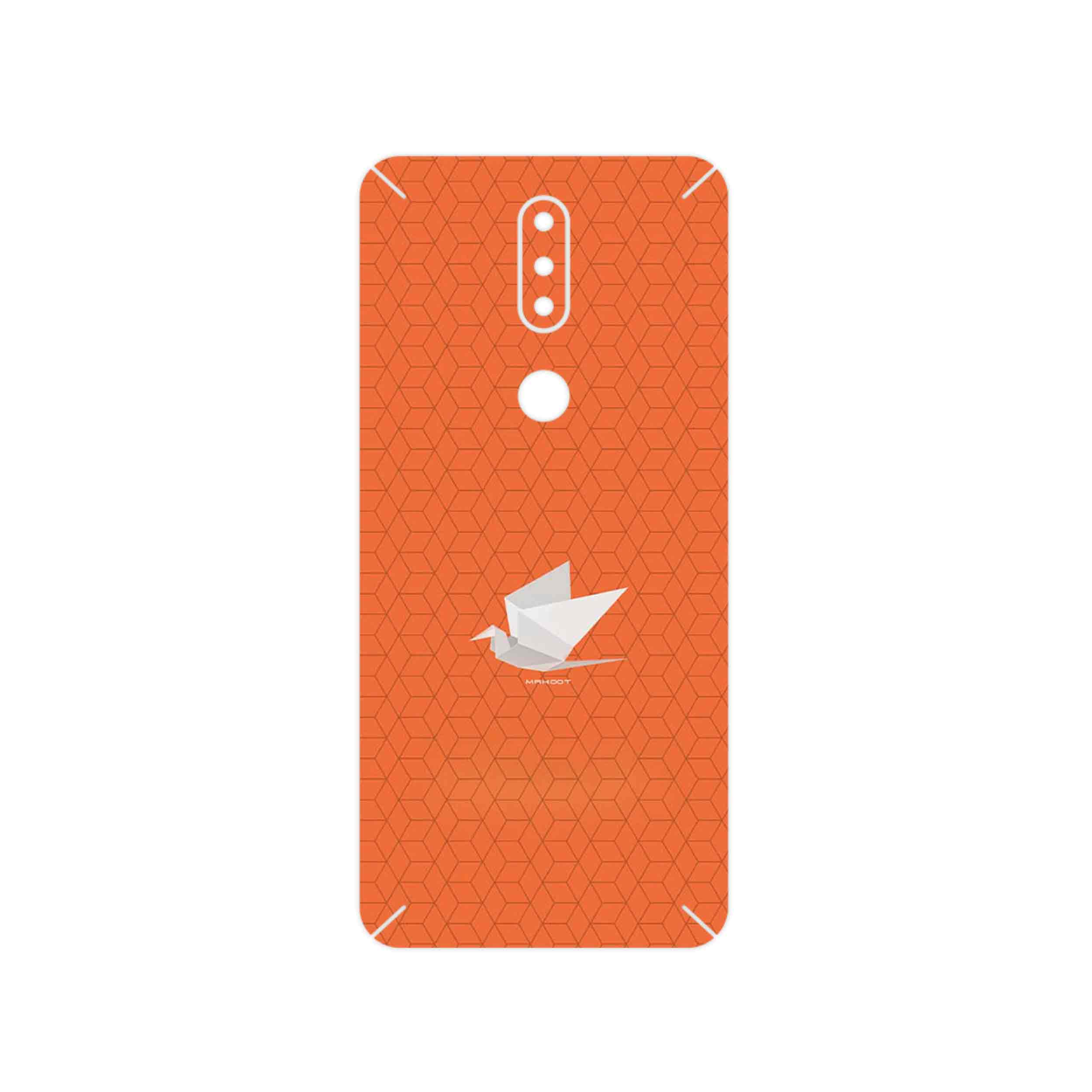 برچسب پوششی ماهوت مدل Minimalist origami bird مناسب برای گوشی موبایل نوکیا 2.4
