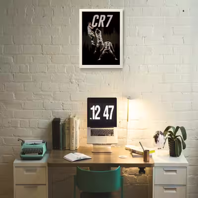 تابلو مدل دکوراتیو رونالدو CR7کدN252