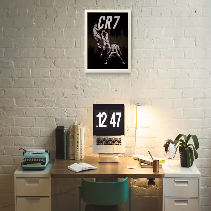 تابلو مدل دکوراتیو رونالدو CR7کدN252