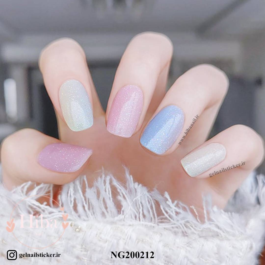 استیکر ژله ای کاشت ناخن (نیل رپ)_کد NG200212