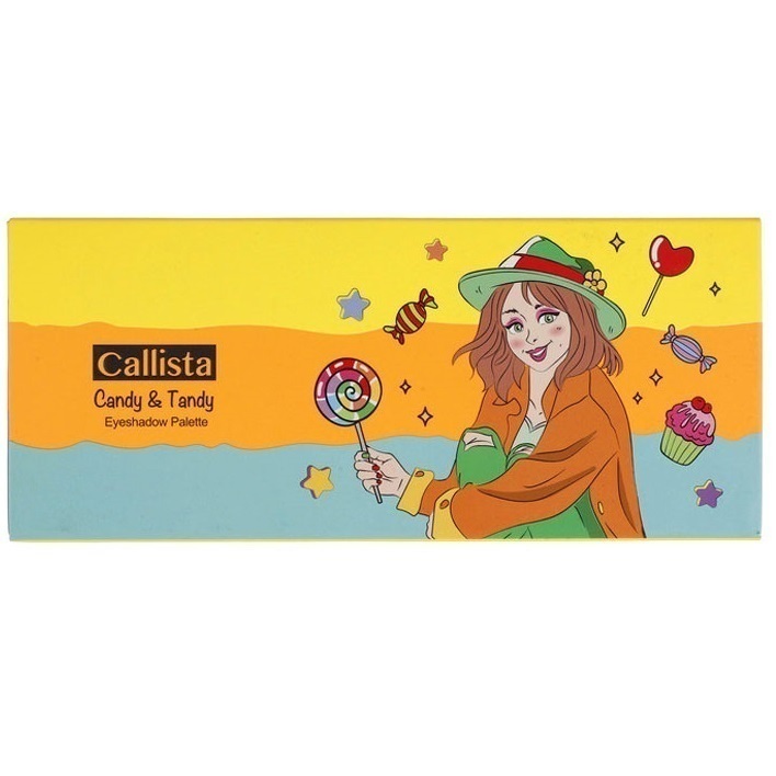 کالیستا پالت سایه چشم 10 رنگ شماره 10 مدل candy and tandy