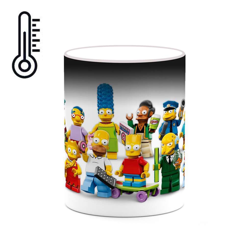 ماگ حرارتی کاکتی طرح کارتون سیمپسون مدل mgh23668