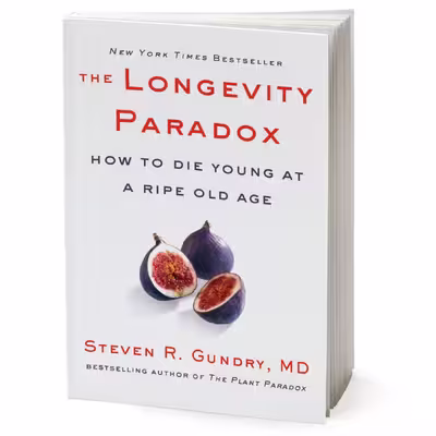 کتاب The Longevity Paradox اثر Dr. Steven R. Gundry, MD انتشارات HarperCollins Publishers Inc.