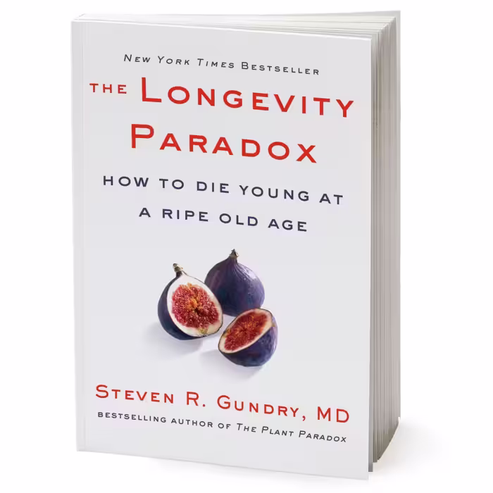 کتاب The Longevity Paradox اثر Dr. Steven R. Gundry, MD انتشارات HarperCollins Publishers Inc.