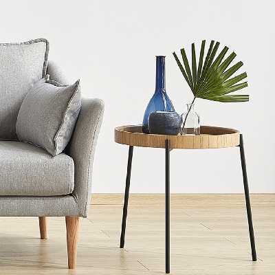 میز جلومبلی فریازان دکور مدل P66_2ADD مجموعه دو عددی