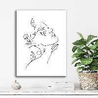 تابلو شاسی آتریسا مدل لاین ارت مینیمال Abstract Line