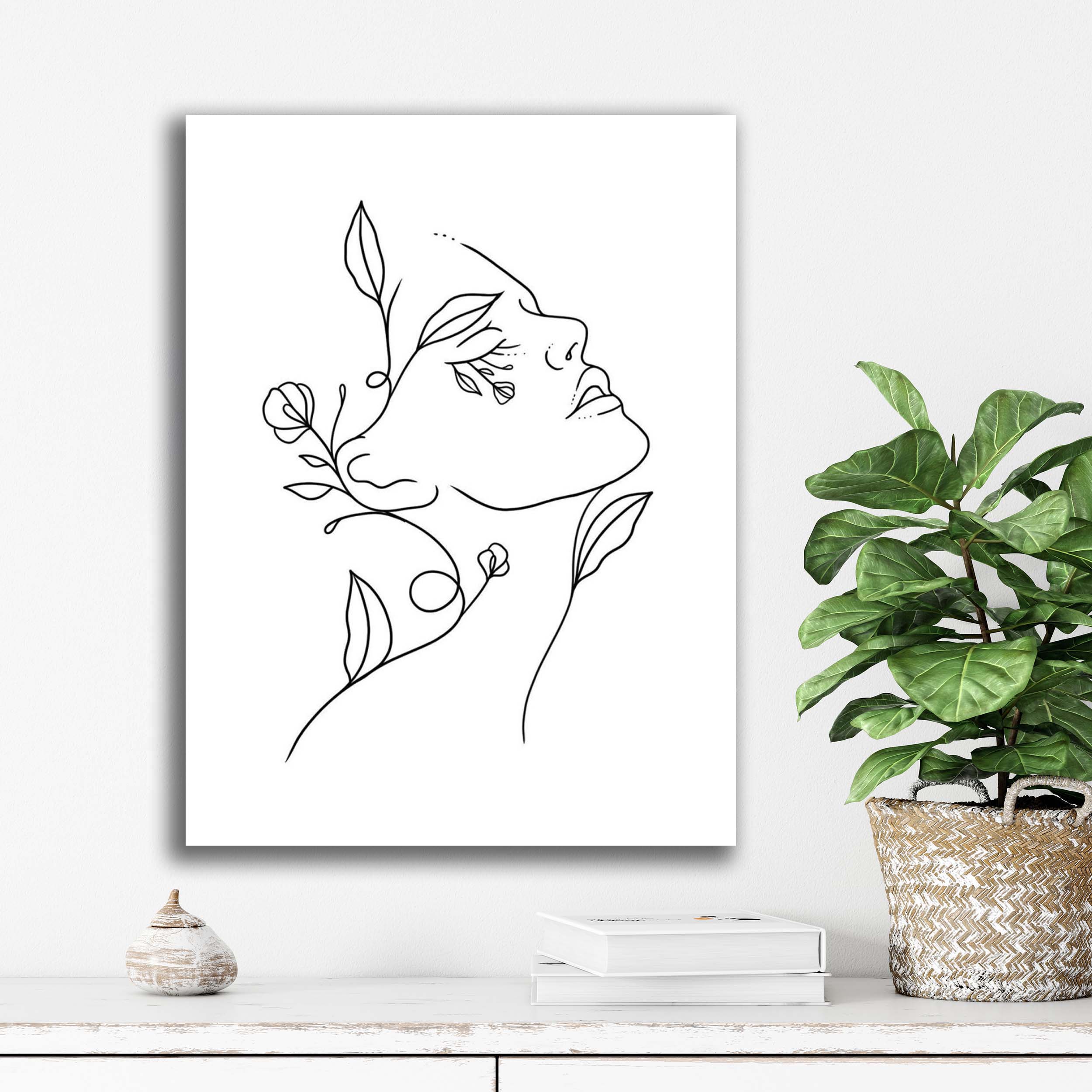 تابلو شاسی آتریسا مدل لاین ارت مینیمال Abstract Line