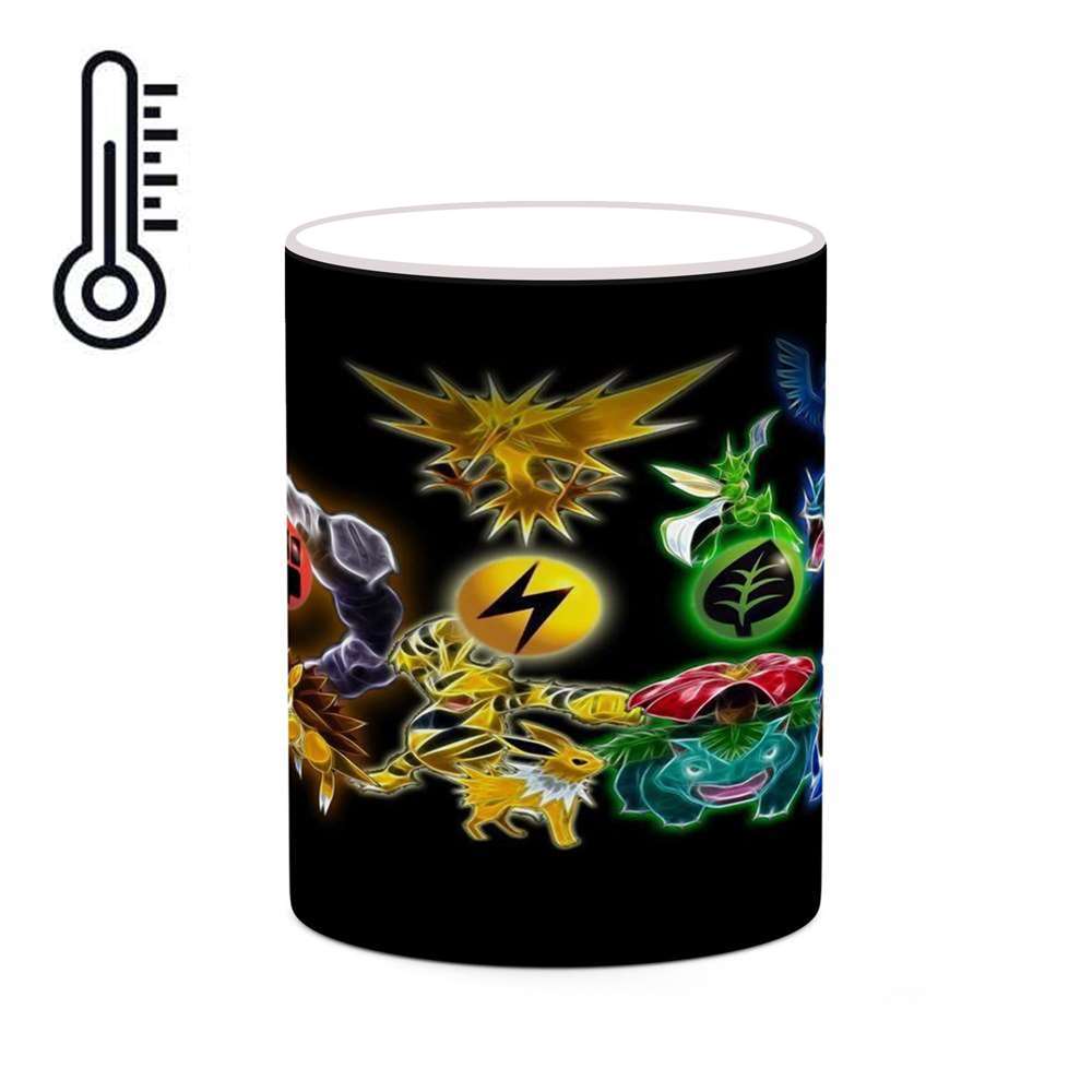 ماگ حرارتی کاکتی طرح کارتون پوکمون مدل mgh23011