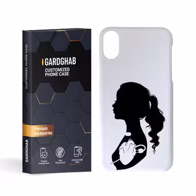 کاور گارد قاب مدل دخترانه مناسب برای گوشی موبایل اپل iphone x/xs