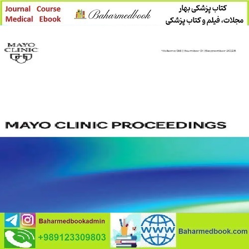 Mayo Clinic Proceedings Volume 98 Issue 1 to 9 20
