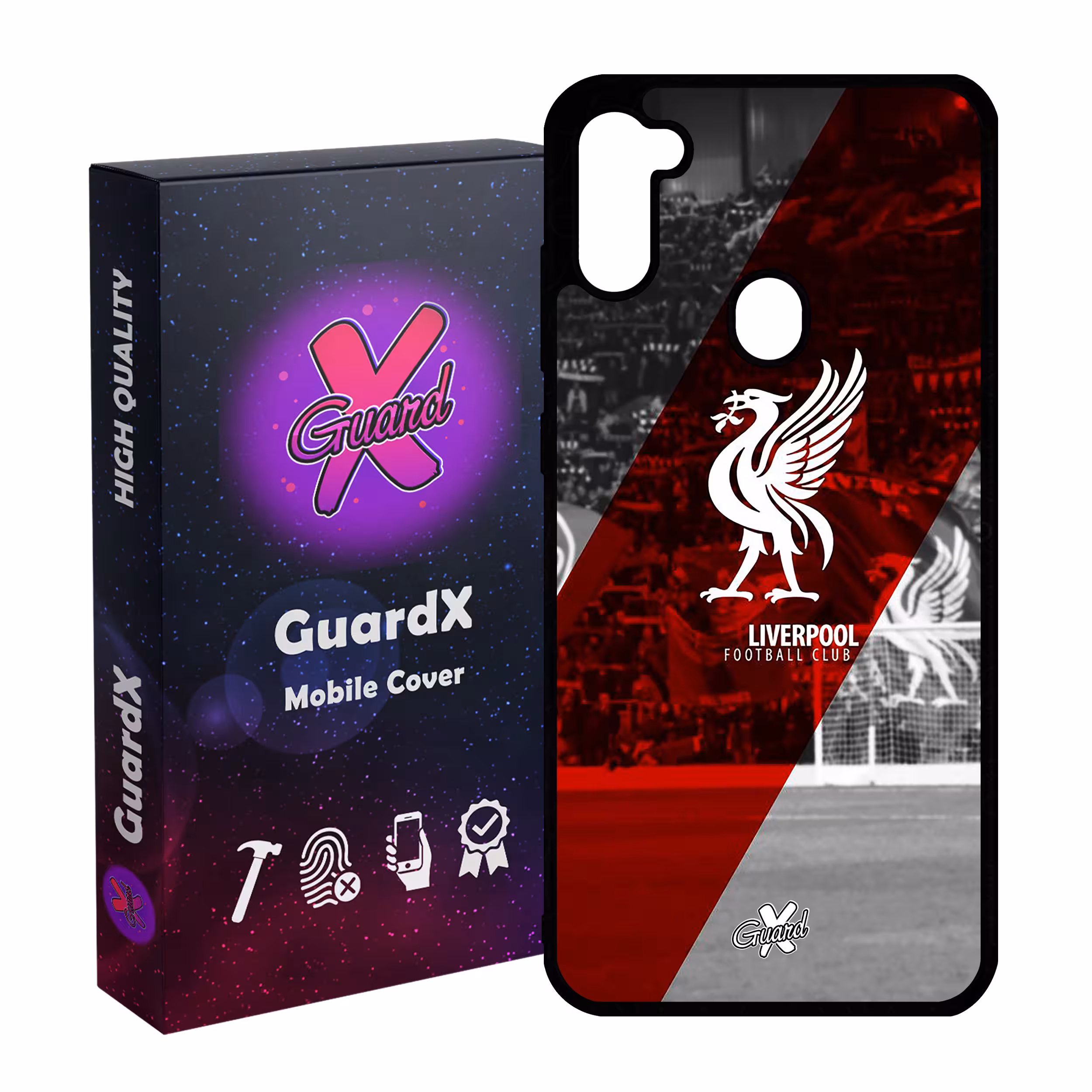 کاور گارد ایکس طرح Liverpool مدل Glass10045 مناسب برای گوشی موبایل سامسونگ Galaxy A11 / M11