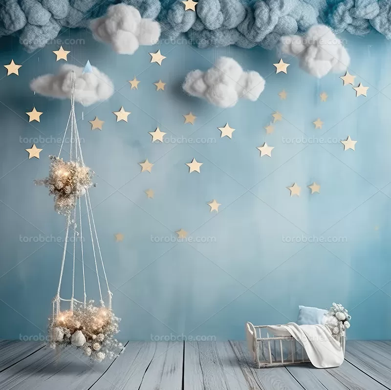 بک دراپ عکاسی با ابر | گرافیک با طعم تربچه