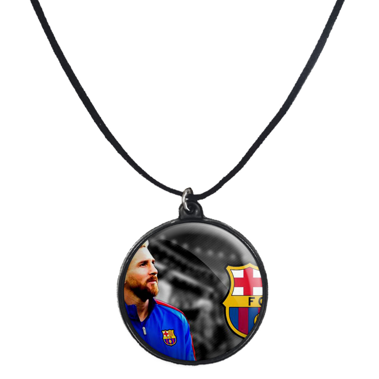 گردنبند پرمانه طرح مسی کد pmb.8667 مدل دو طرفه