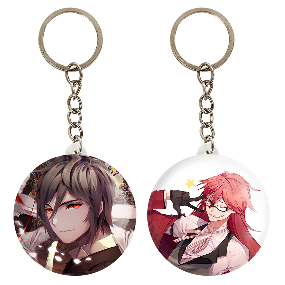 جاکلیدی خندالو مدل گریل و سباستین انیمه خادم سیاه کد 1630516310 مجموعه 2 عددی