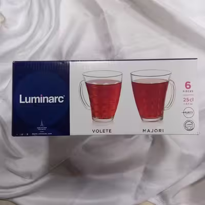 لیوان لومینارک مدل ماژور بسته 6 عددی