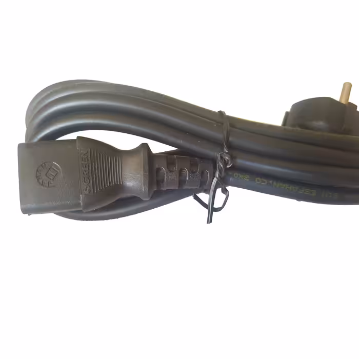 کابل برق سه پین منبع تغذیه کامپیوتر گرین مدل 607 طول 1.5 متر