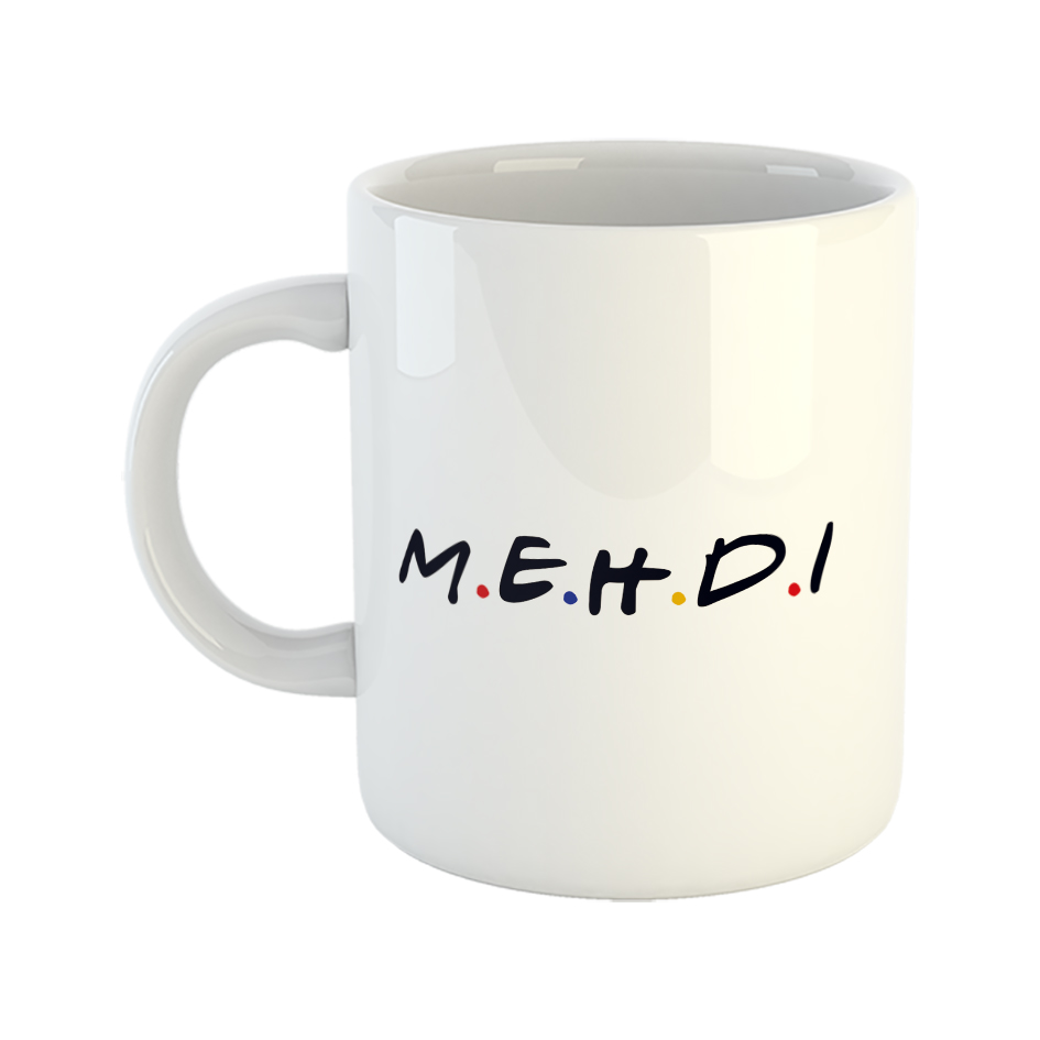 ماگ طرح friends مدل مهدی