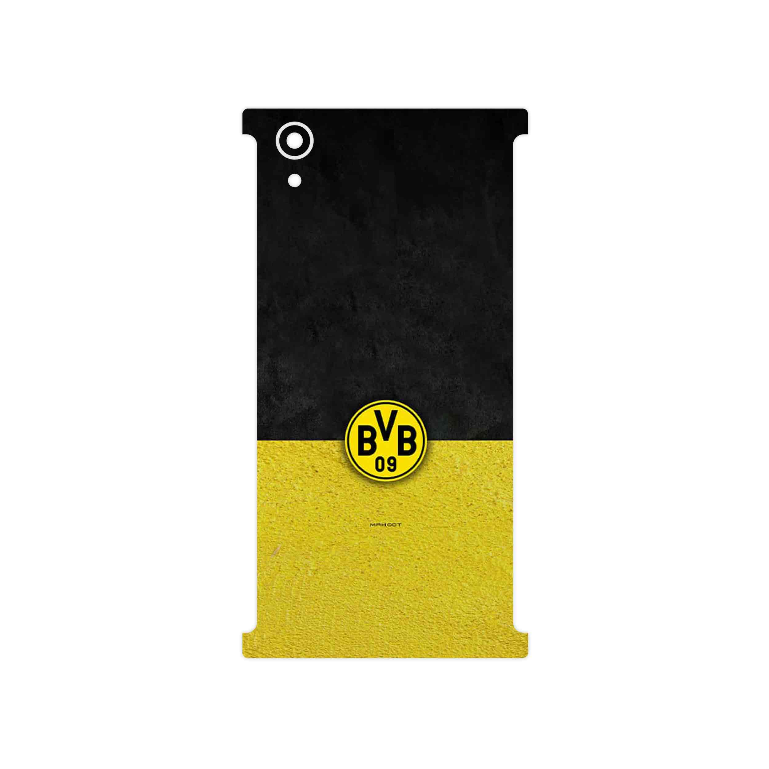 برچسب پوششی ماهوت مدل Borussia Dortmund FC مناسب برای گوشی موبایل سونی Xperia XA1 Plus