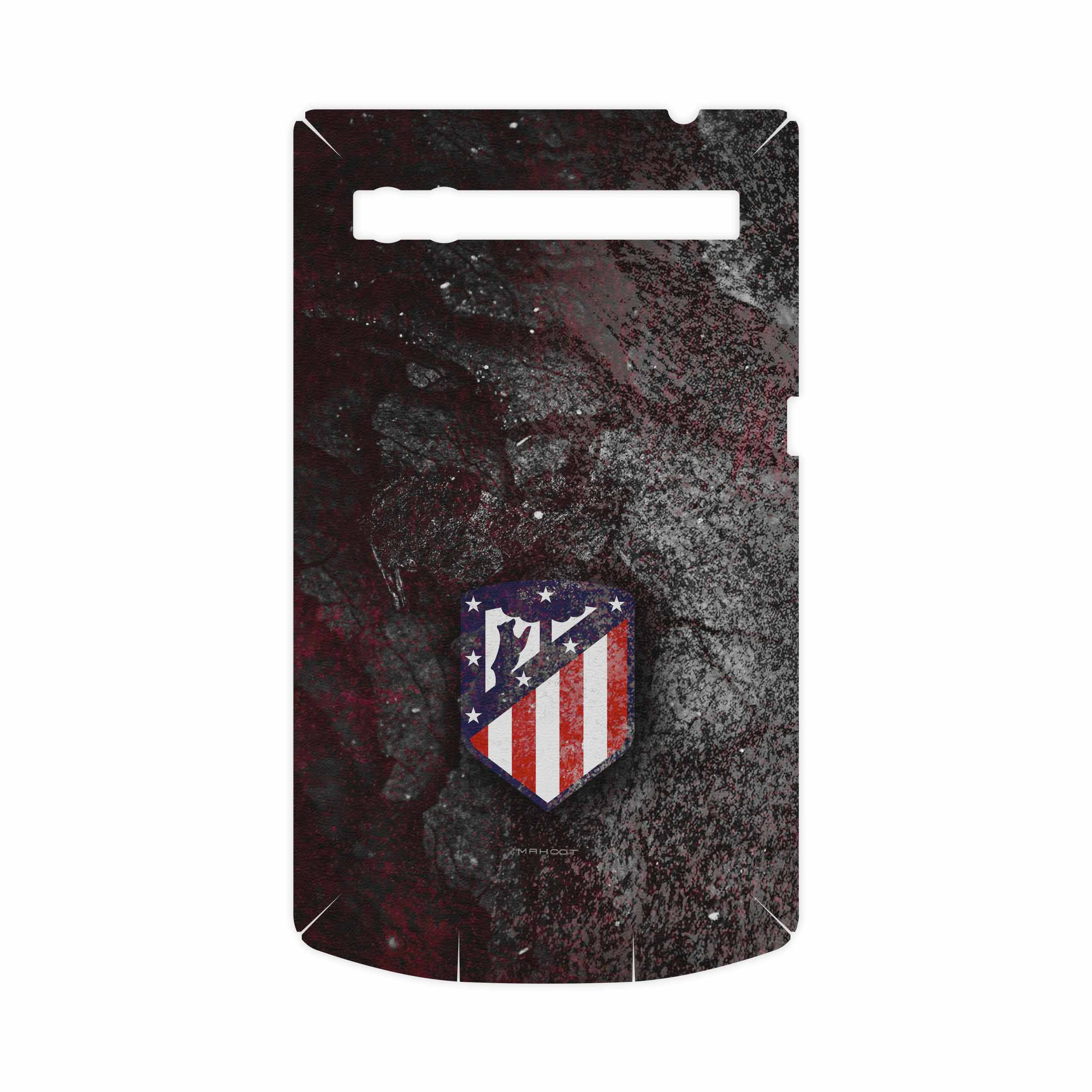 برچسب پوششی ماهوت مدل Atletico de Madrid-FullSkin مناسب برای گوشی موبایل بلک بری P9983