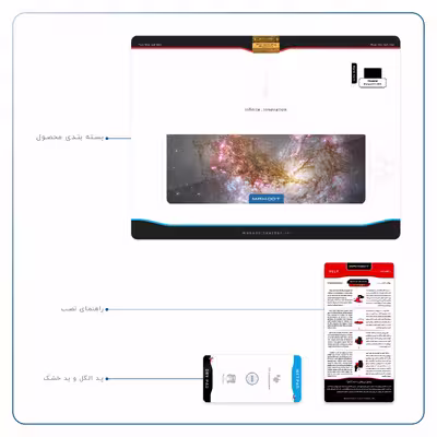 برچسب پوششی ماهوت مدل Universe-by-NASA-5 مناسب برای تبلت هوآوی Matepad T10 2020 AGS-L09