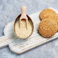 کنجد سفید خام 160گرمی دهلی