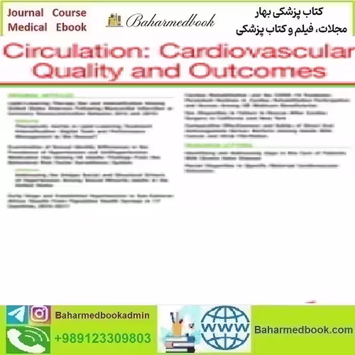 Circulation Cardiovascular Quality &amp; Outcomes Volume 15 1 to