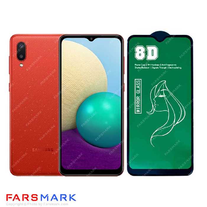 گلس آینه ای مناسب برای سامسونگ Samsung Galaxy A02