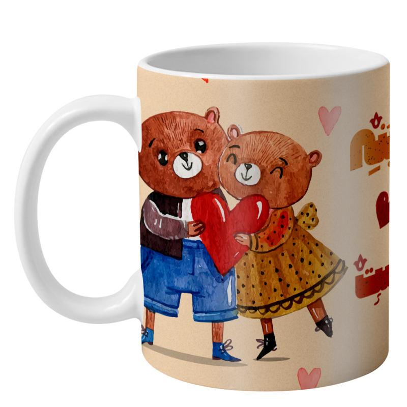 ماگ طرح روز عشق